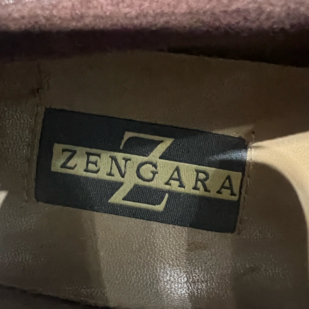 Zengara Men’s Brown Suede Loafers with Silver Detailing - Picture 8 of 8